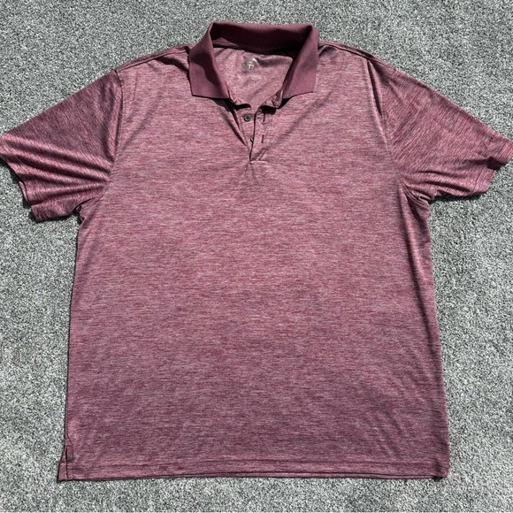 Beverly Hills Polo Club Mens Short Sleeve Polo Shirt Mauve Color Size XXL - Picture 1 of 7
